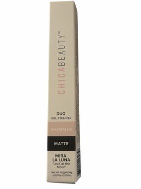 CHICABEAUTY Duo Gel Eyeliner - Shimmer & Matte (Mira La Luna)